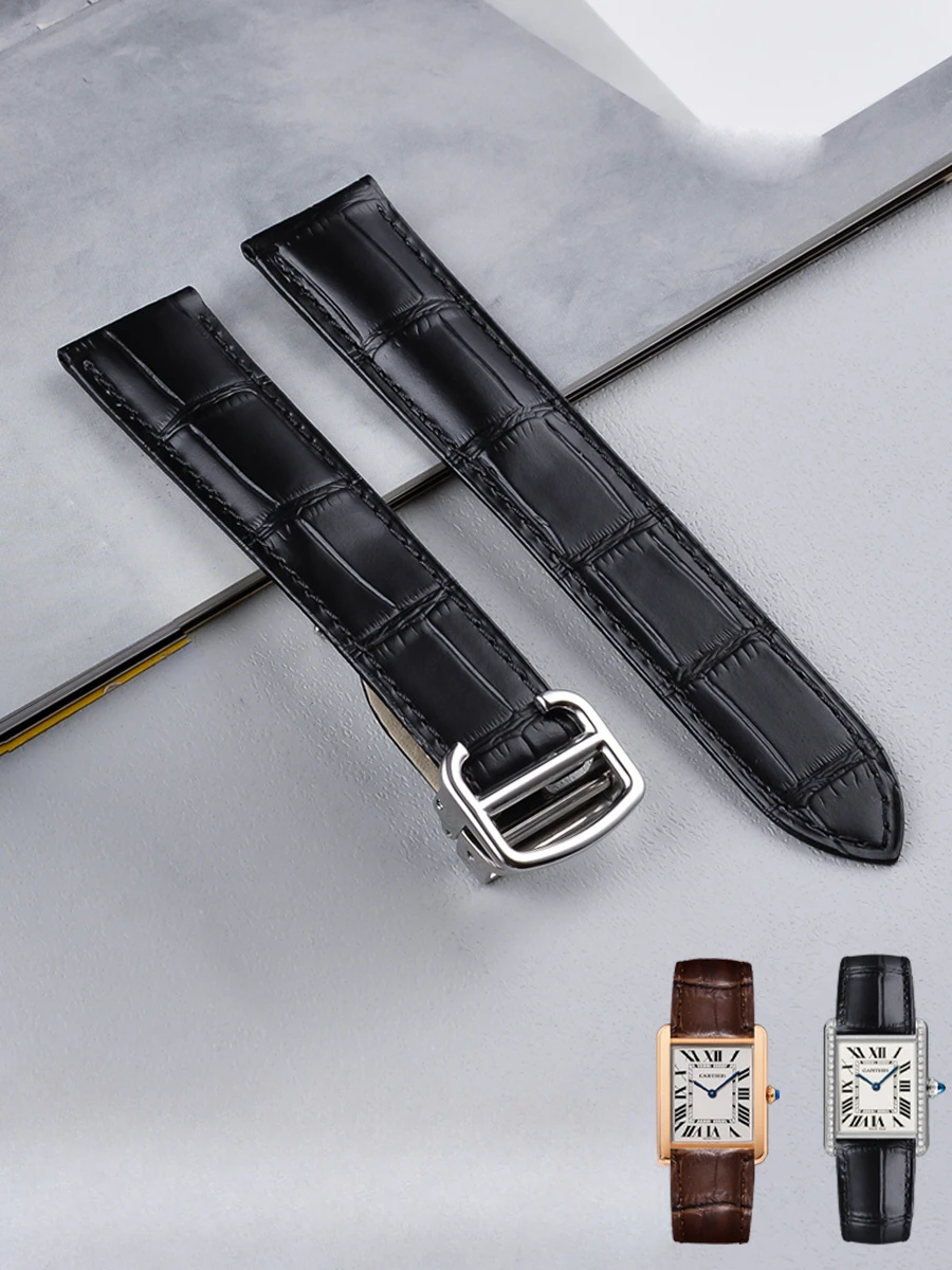 Men'S Accessories London - حزام ساعة من الجلد بنمط عقدة