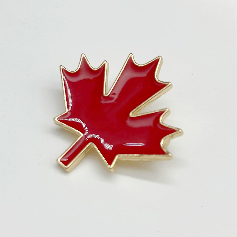 Men'S Accessories Canada - بالمينا الأحمر القيقب دبابيس كندا العلم
