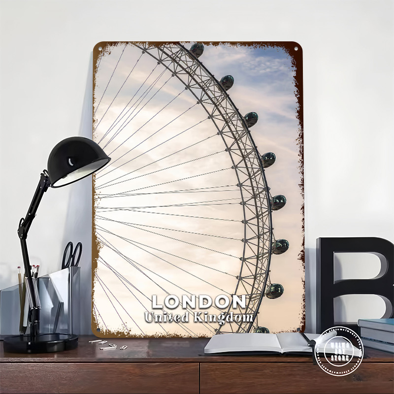 ملصق طباعة مخصص لعين لندن في ا - مراجعة Men'S Accessories London وسعره