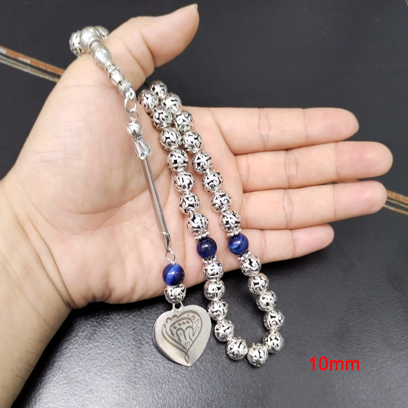 طقم تسبيح خرز معدني عين النمر  - مراجعة Men Accessories Hk وسعره