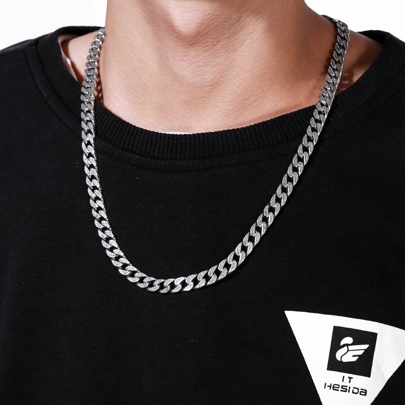 سلسلة كوبية بطبعة نمر جريئة لل - مراجعة Men'S Accessories Instagram وسعره