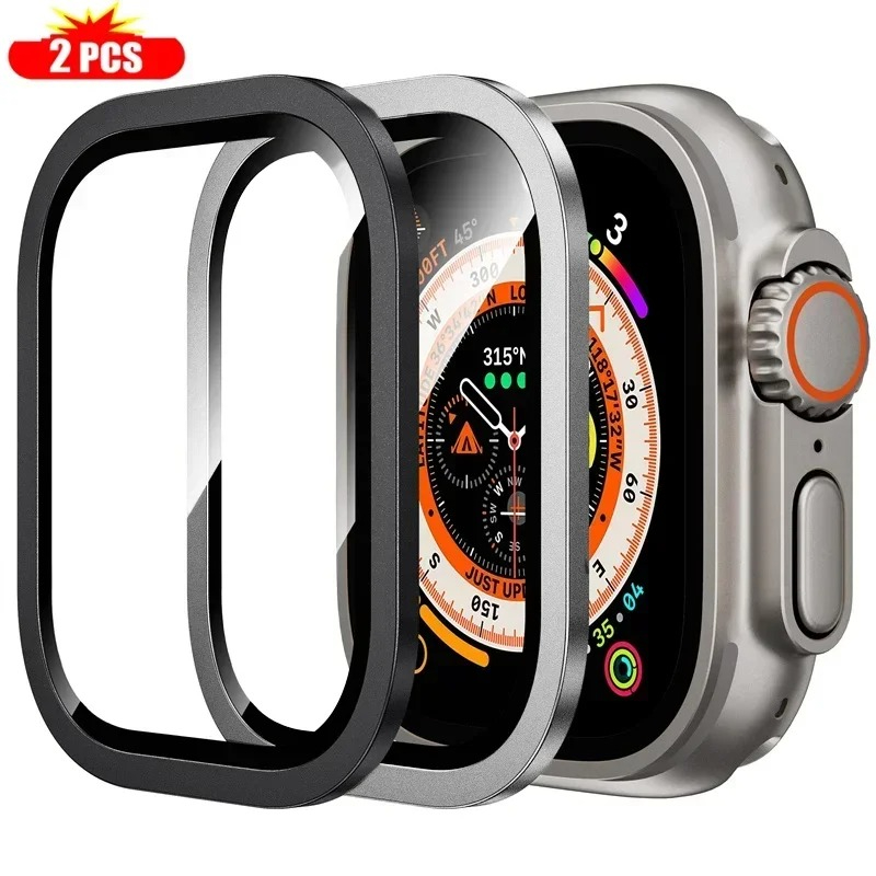 2 قطعة الزجاج المقسى لساعة أبل - مراجعة Men'S Accessories Display وسعره