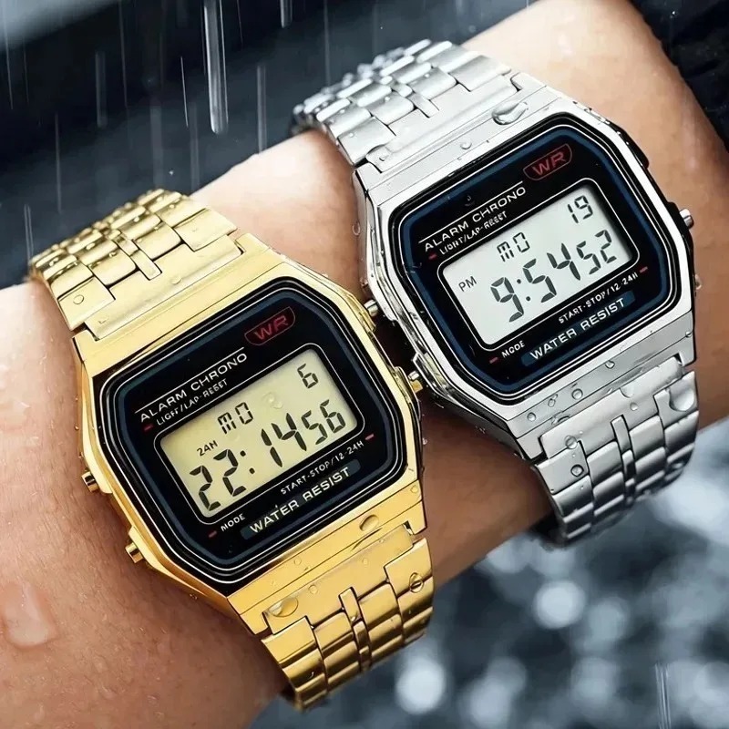 ساعة يد F91W مقاومة للماء بتصم - مراجعة Men'S Accessories Display وسعره