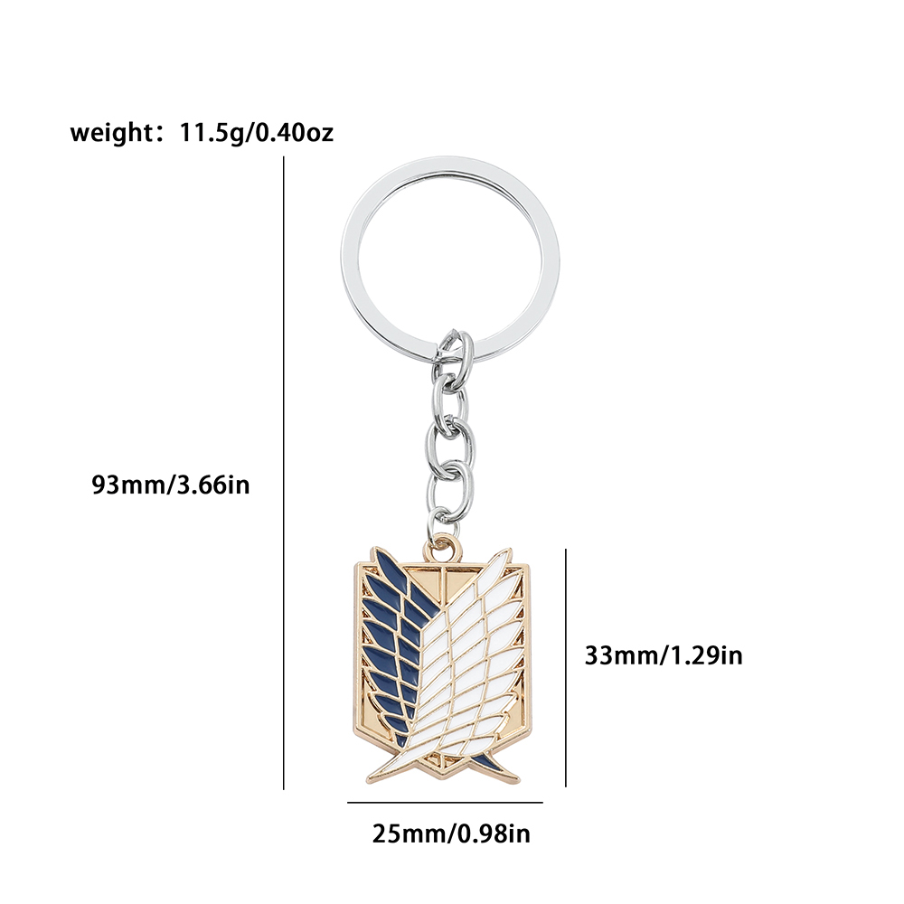 سلسلة مفاتيح معدنية بتصميم أنم - مراجعة Men'S Accessories Jewelry وسعره
