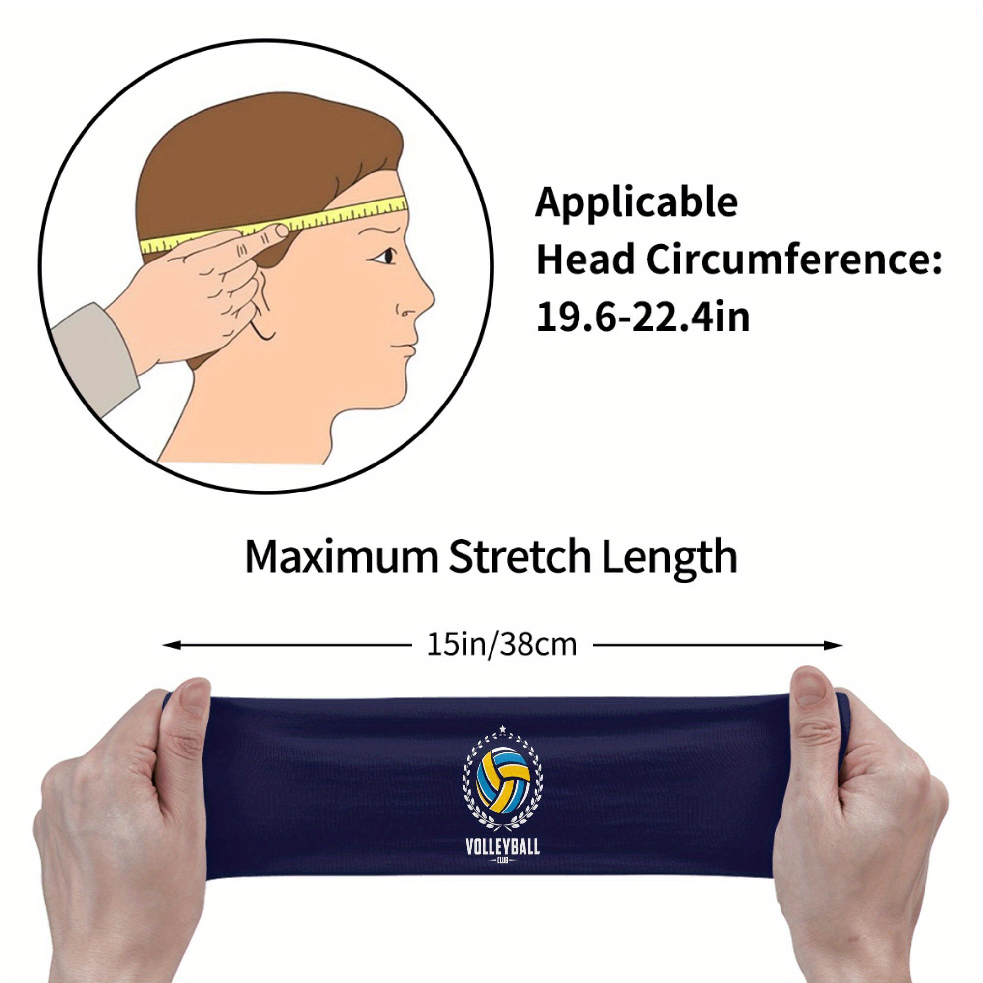 عصابة رأس لنادي الكرة الطائرة  - مراجعة Men'S Volleyball Accessories وسعره