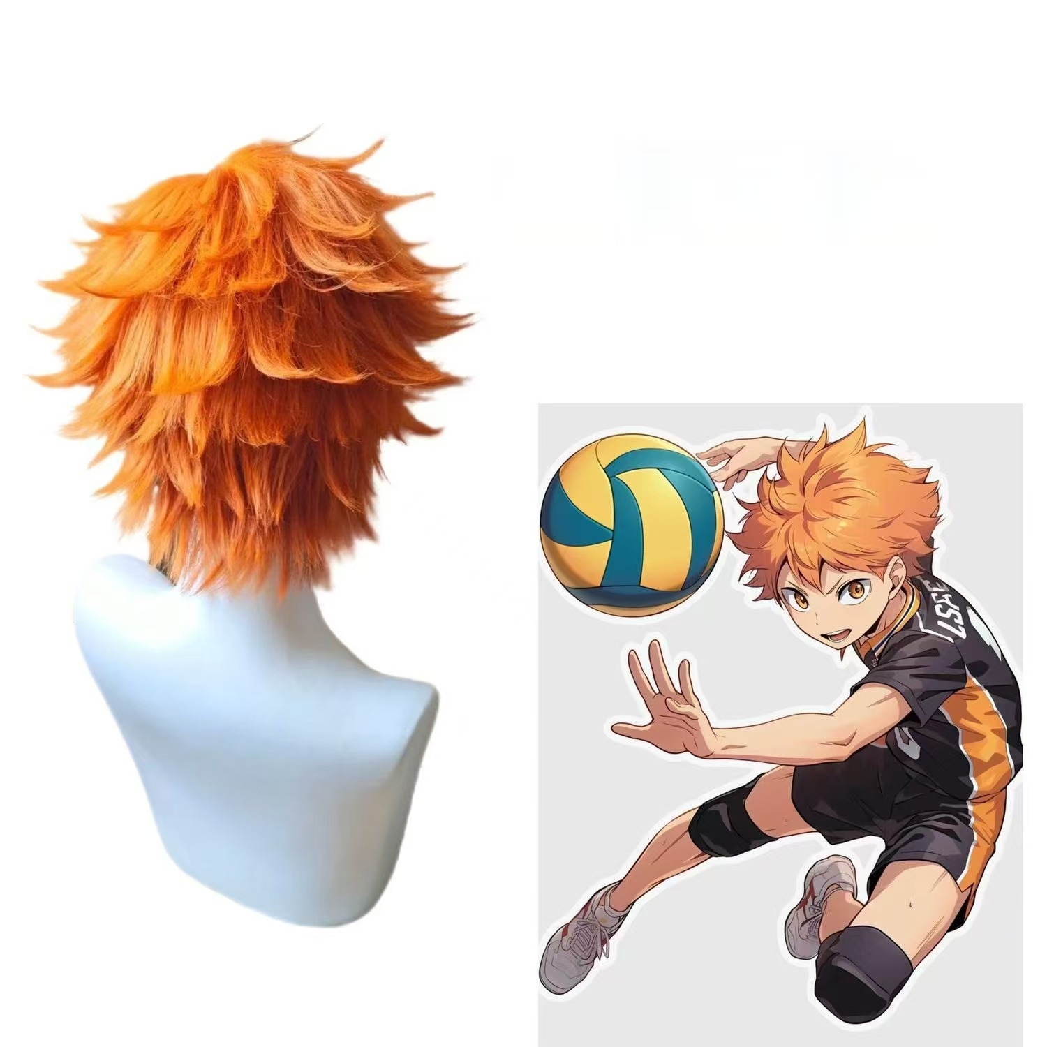 باروكة تنكرية لهيناتا شويو بال - مراجعة Men'S Volleyball Accessories وسعره