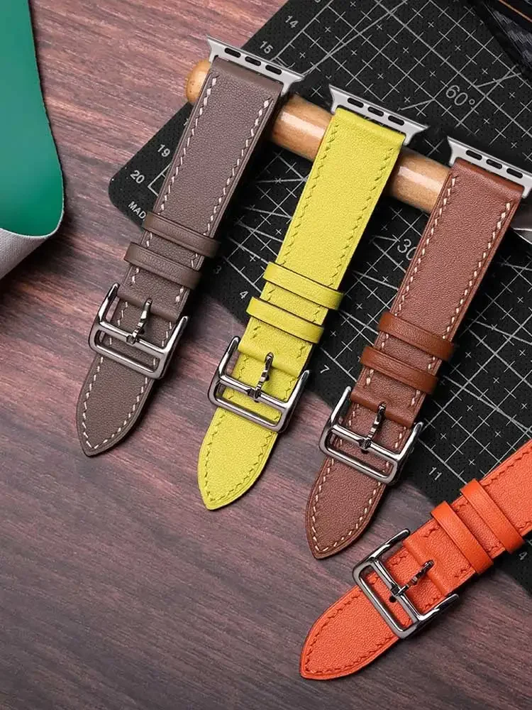 حزام ساعة جلدي لساعة أبل 46 مل - مراجعة Men Accessories Style وسعره