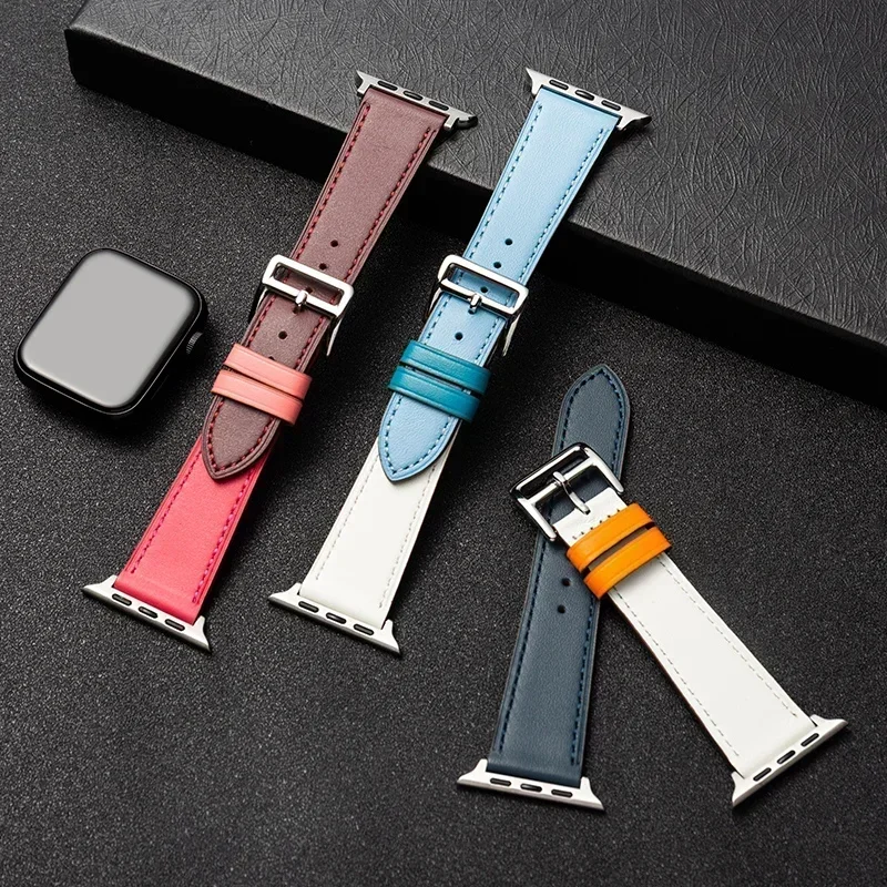 حزام ساعة جلدي لساعة أبل 46 مل - مراجعة Men Accessories Style وسعره