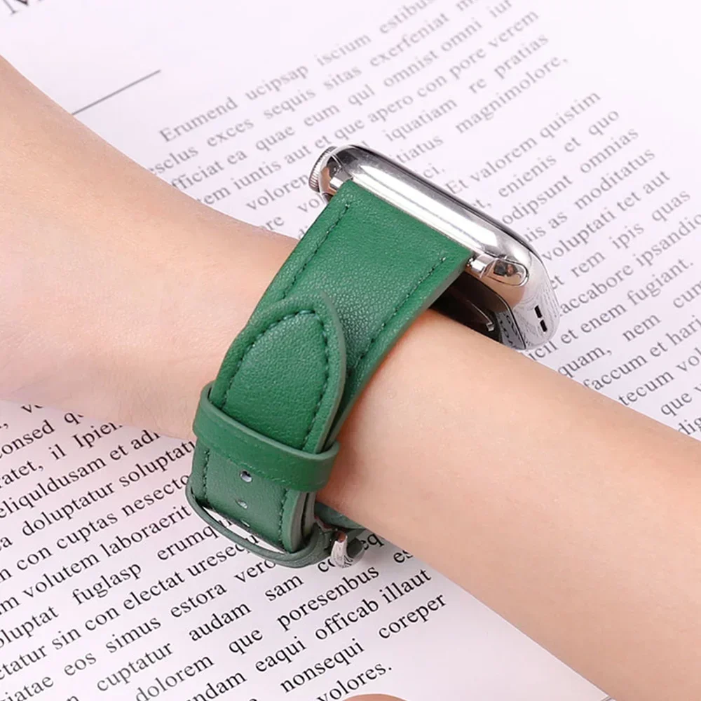 حزام ساعة جلدي لساعة أبل 46 مل - مراجعة Men Accessories Style وسعره