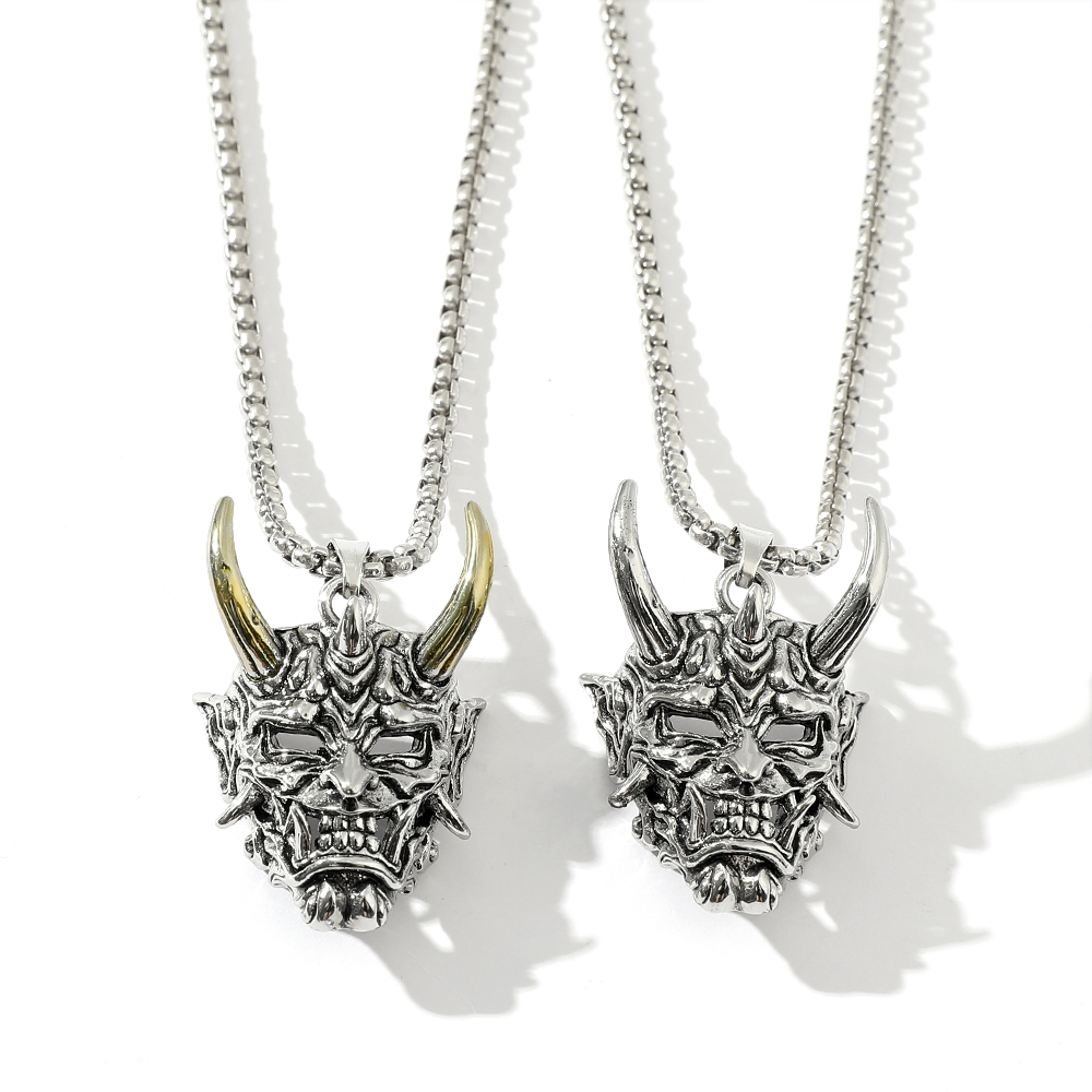 قلادة قناع الشبح الجذابة بتصمي - مراجعة Men'S Accessories Jewelry وسعره