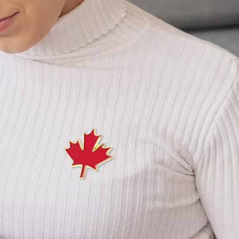 بالمينا الأحمر القيقب دبابيس ك - مراجعة Men'S Accessories Canada وسعره