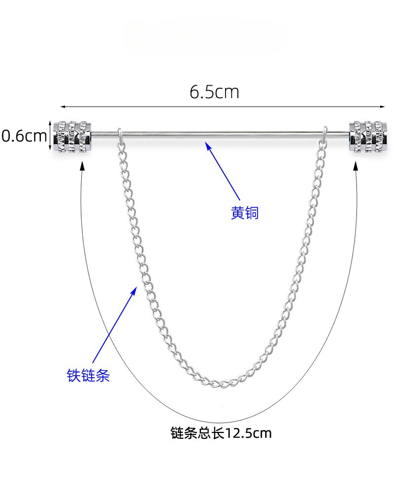 دبوس زينة جديد للرجال للقميص،  - مراجعة Men'S Accessories Jewelry وسعره