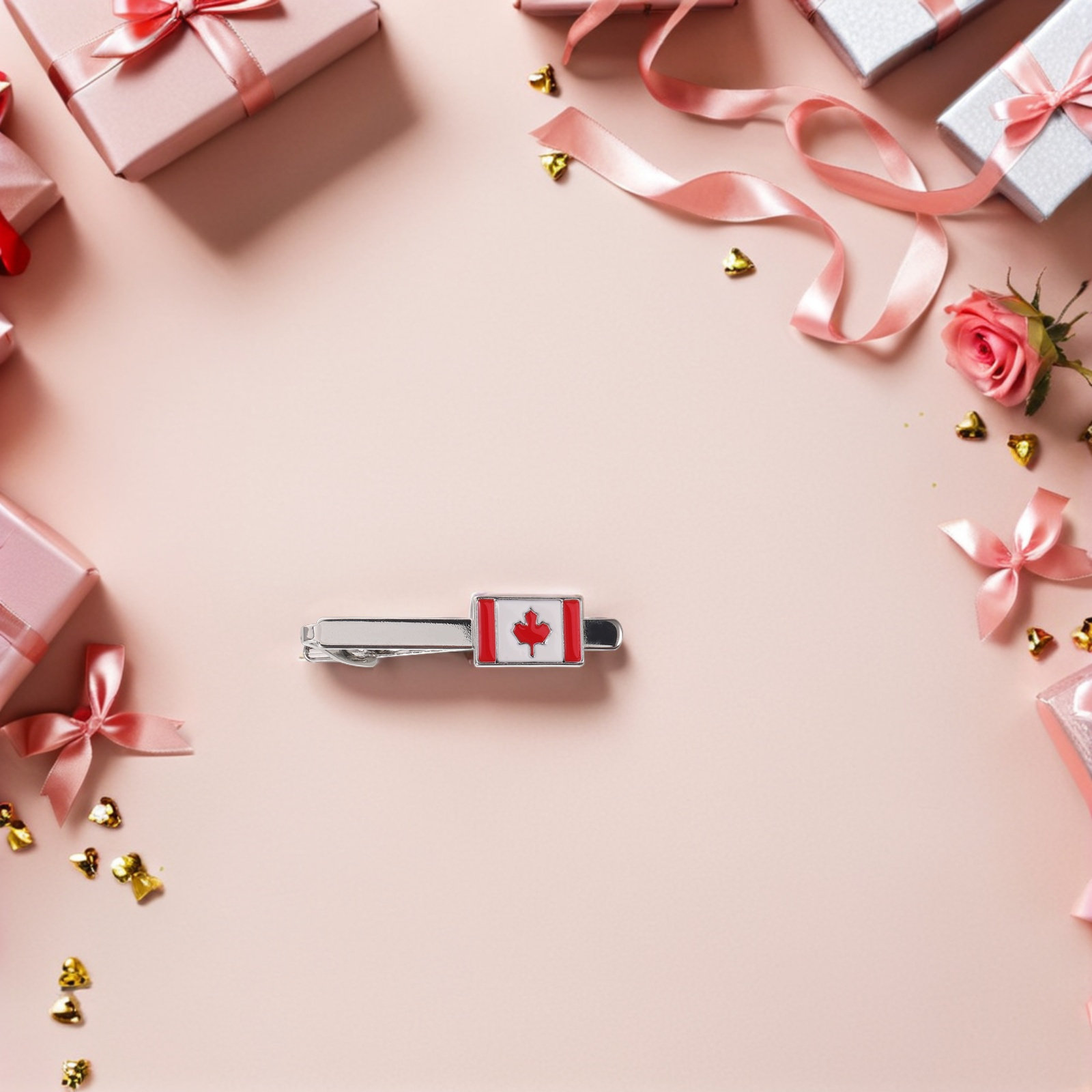 مشبك ربطة عنق معدني كندي للرجا - مراجعة Men'S Accessories Canada وسعره