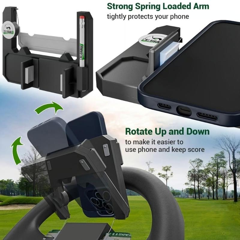 حامل هاتف لعجلة قيادة عربة الج - مراجعة Men'S Accessories Golf وسعره
